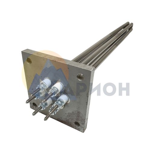 ТБ:3*ТЭН 100 А 10/2,0 J 220; фланец (ст) 90х90х10мм, 4 креп.отв.